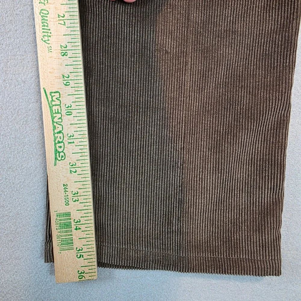 Peter Millar Nanoluxe Brown Corduroy Pants Mens 36x35 Straight Leg Flat Front